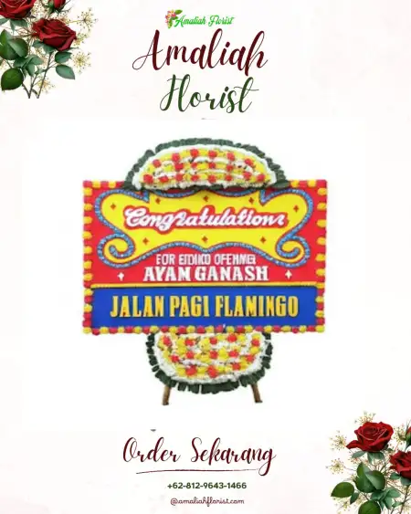 Sewa Papan Bunga Paron